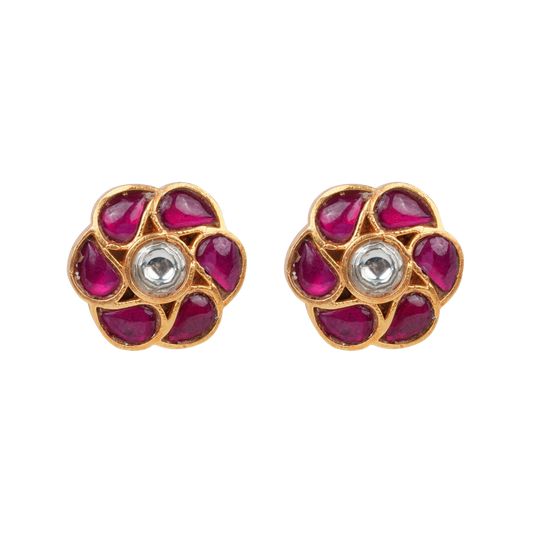 Gulab Kundan Studs
