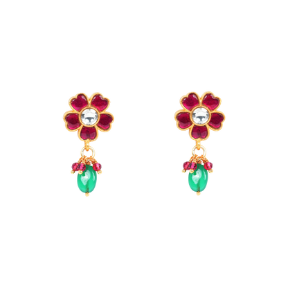 Kumudini Blossom Drop Earrings