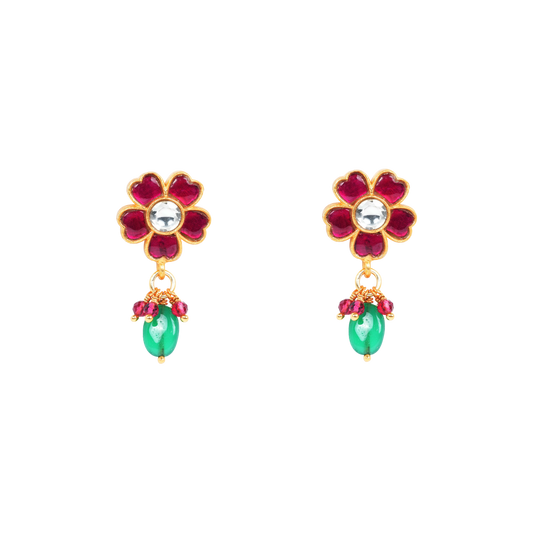 Kumudini Blossom Drop Earrings